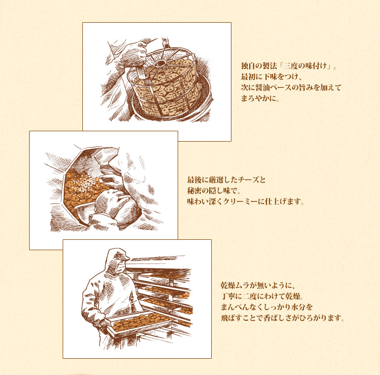 絶品チーズ煎餅