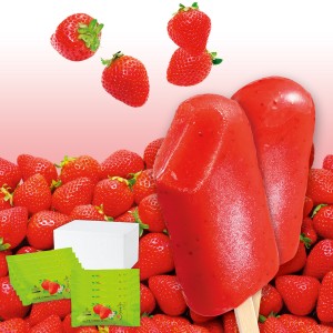 【送料込み・冷凍】プレミアムアイスキャンデー あまおうセット（10本）（※期日指定必須商品）_イメージ