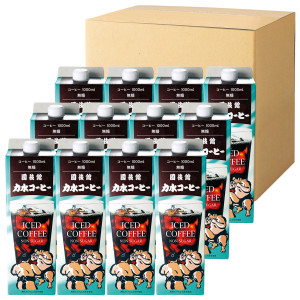 （※期日指定8月31日までお届け可）国技館力水コーヒー おまとめセット（1000ml×12本）_イメージ